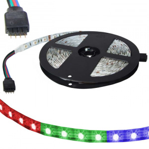 светодиодная лента ruichi, 5050, 300 led, ip33, 12 в, rgb, катушка 5 м (цены указаны за 1 м)