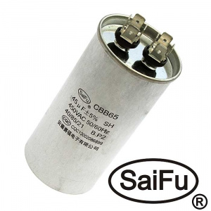 пусковой конденсатор saifu cbb65, 45 мкф, 450 в