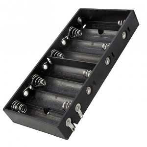батарейный отсек ruichi bh381 aa 8x1, открытый