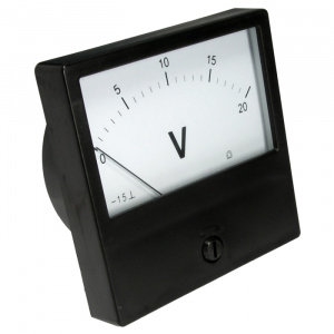 вольтметр ruichi м42300 20в (аналог), щитовой
