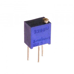 подстроечный резистор ruichi 3266w 2k, 15 оборотов