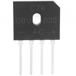 gbu2010 ctk диодный мост, 1000 в, 20 а, gbu