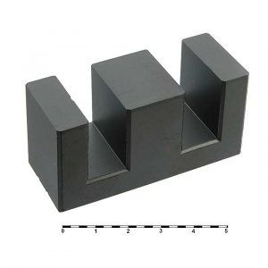 ферритовый сердечник ш-образный ruichi серии ee, 65x32x27 мм, pc40