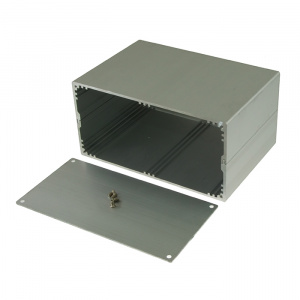 корпус для рэа приборный из алюминиевого профиля ztm-electro z35a-2, 100x150x75 мм