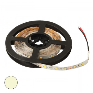 светодиодная лента ruichi, 2835, 300 led, ip33, 12 в, цвет белый тёплый, катушка 5 м (цены указаны з