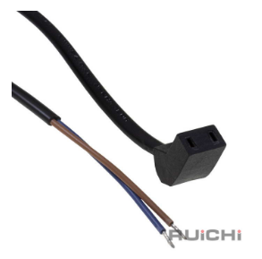 кабель питания для осевого вентилятора ruichi y008/st2, 0.4 м, 2х0,5 мм2, угловая вилка 45°