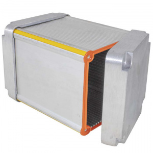 корпус приборный из алюминиевого профиля ztm-electro z35i-3, ip65, 100x89x89 мм