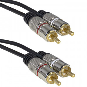 аудио-видео шнур ruichi 2 rca - 2 rca, 1.5 м