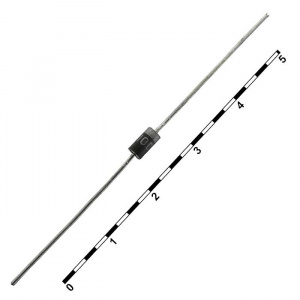 uf4007 mic ультрабыстрый диод 1000 в, 1 а, 75 нс, корпус do-41