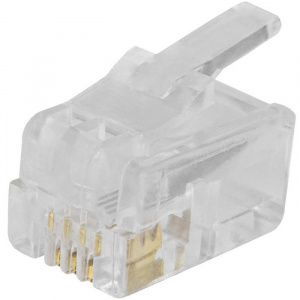 разъём rj ruichi rj11 (tp-4p4c), 1 гнездо
