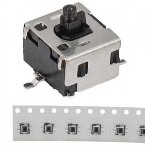 микропереключатель ruichi ds-005, 0.1 а, 30 в, 500 мом, 50000 циклов, 3х4.1х3.4 мм, -40..+70°c