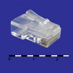 разъём rj ruichi rj45 (tp-10p10c) utp, 1 гнездо