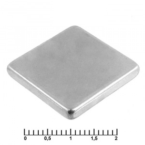 магнит ruichi b 20x20x3 мм, класс n35, квадратный