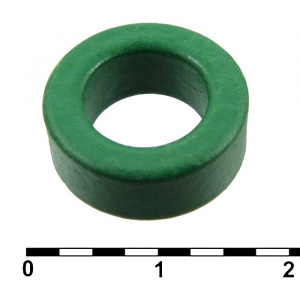 ферритовый сердечник кольцевой ruichi r16/10х6 мм, pc40, окрашенный