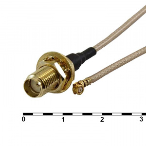высокочастотный разъём ruichi ufl-f/sma-f, jv-003+o, 41 см