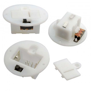 батарейный отсек ruichi ag10*4/ag13*3 switch d38 мм, закрытый