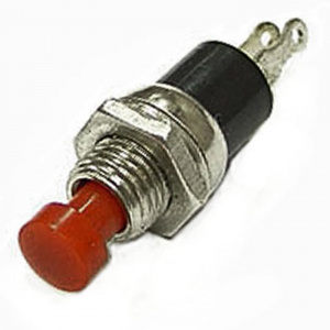 кнопочный переключатель ruichi pbs-10b, off-on, красный