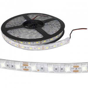 светодиодная лента ruichi, 5050, 300 led, ip68, 12 в, цвет белый тёплый, катушка 5 м (цены указаны з