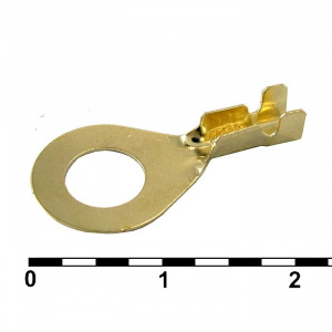 наконечник кольцевой неизолированный ruichi dj431-6a.b.c.d, 1,0…1,5 мм?, латунь h65м