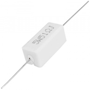 мощный постоянный резистор ruichi rx27-1 51 ом 5w 5% / sqp5, керамо-цементный корпус