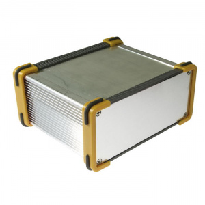 корпус для рэа приборный из алюминиевого профиля ztm-electro z35g-7, 100x140x65 мм