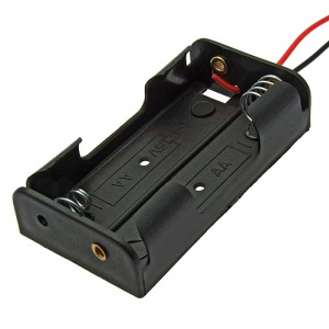 батарейный отсек ruichi bh321 aa 2x1 (bh603), открытый