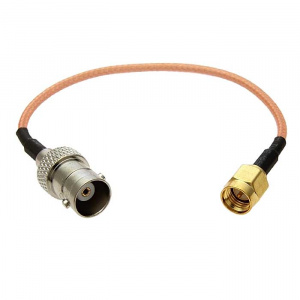 разъём высокочастотный ruichi bnc-k-1.5-rg316-15cm-sma-j-1.5, длина 15 см