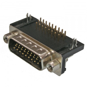 разъём d-sub ruichi dhr-26mb, 26 контактов