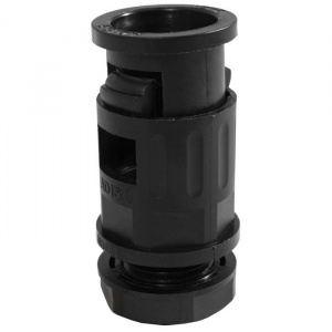 быстрый соединитель для гофрированной трубы ruichi qc-m12-10, ip54, прямой
