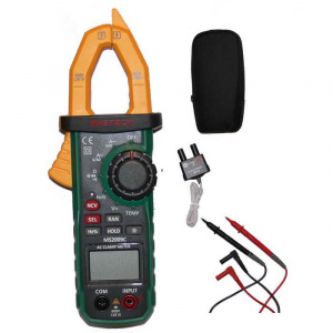клещи токоизмерительные с цифровой шкалой mastech ms2009c, 600 а