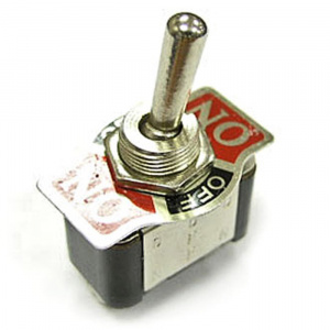 тумблер трехпозиционный однополюсный ruichi kn3(a)-103, 51х16х28 мм, on-off-on, spdt c/o, 6 а, 250 в