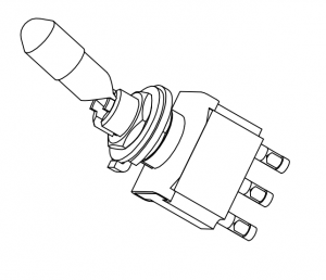 тумблер/переключатель 250v 6a tyco 3-6437630-9