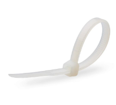 стяжка нейлоновая ксс 5х180 белая (fortisflex) 49784