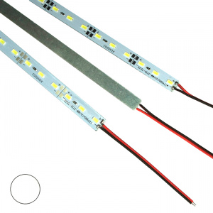 светодиодная лента ruichi, жесткая, 5730, 72 led, ip33, 12 в, цвет белый, катушка 5 м (цены  указаны