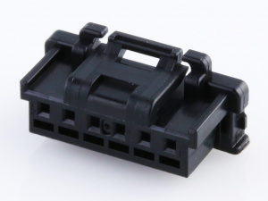 колодка пластиковая dc tpa-06f „мама“ 6 pin шаг 2.00мм черный 3а 125в 505151-0600 molex 5051510600