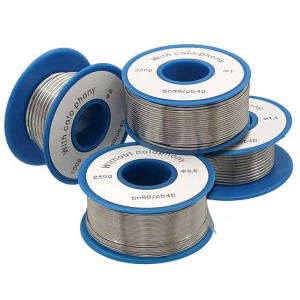 припой ruichi sn60/pb40 d1.0 мм 100g flux, катушка