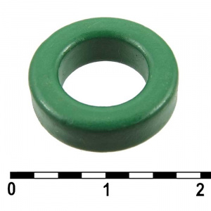 ферритовый сердечник кольцевой ruichi r16/10х4.5 мм, pc40, окрашенный
