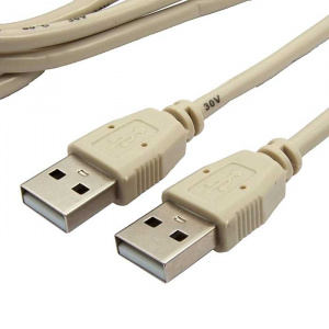 кабель компьютерный usb соединительный szc usb-a(m)-usb-a(m), 1.8 м