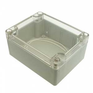 корпус для рэа пластиковый пылевлагонепроницаемый ztm-electro z212c, ip65, 115x90x55 мм, с прозрачно