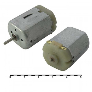 коллекторный электродвигатель постоянного тока ruichi f280-23100, 9 в, 5.98 вт