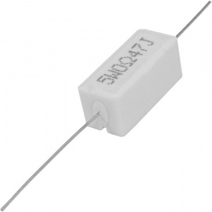 мощный постоянный резистор ruichi rx27-1, 0.47 ом, 5 вт, 5%, sqp5