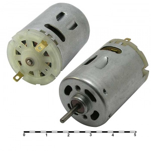 коллекторный электродвигатель постоянного тока ruichi r380-09320, 24 в, 4200 об/мин