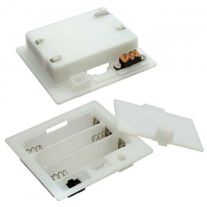 батарейный отсек ruichi aaa*3 switch 62*54*14 мм, закрытый