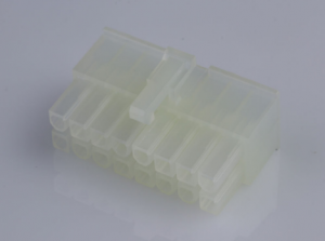 колодка пластиковая mf-2x08f 16 pin шаг 4.20 мм белая на кабель 13.0a 600v molex 39012160