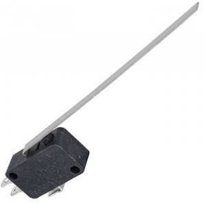 микропереключатель с удлиненным рычагом ruichi kw7-27, 16х10.5х28 мм, on-(on), 3p, 250 в, 5 а, 30 мо