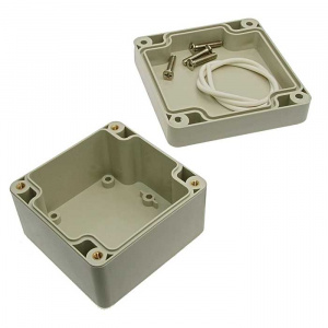 корпус для рэа пластиковый пылевлагонепроницаемый ztm-electro z366, ip65, 80x80x55 мм