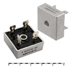диодный мост ruichi kbpc2510, 25 a, 1000 в
