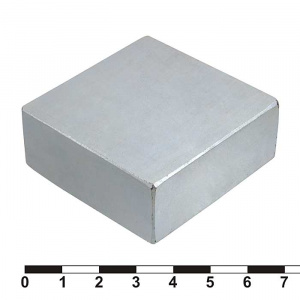 магнит ruichi b 50x50x20 мм, класс n35, квадратный