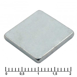 магнит ruichi b 15x15x2 мм, класс n35, квадратный
