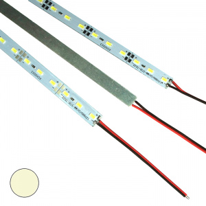 светодиодная лента ruichi, жесткая, 5730, 72 led, ip33, 12 в, цвет белый тёплый, катушка 5 м (цены у